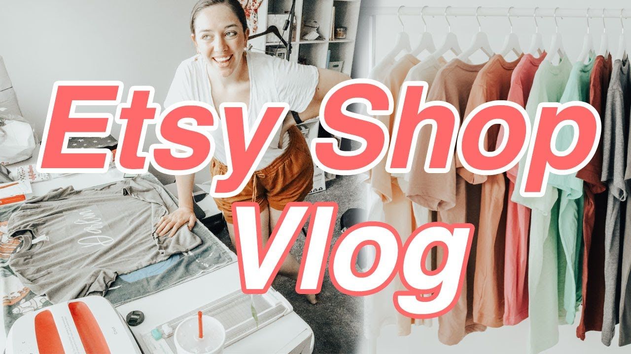 Entrepreneur Day in the Life, Etsy Shop Owner Day in the Life Vlog, YouTuber Day in the Life