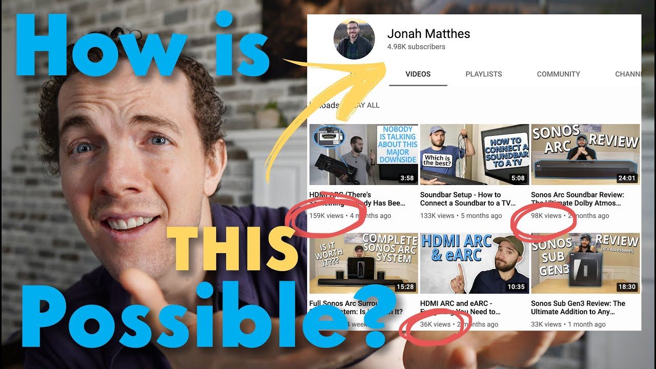 Building a YouTube Channel to $1500/mo in 5 Months – Jonah Matthes