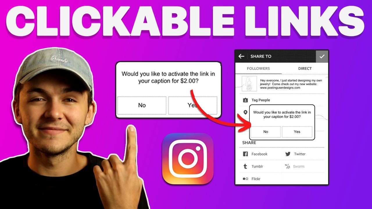 Clickable Links in Caption?? – New Instagram Feature?? ????