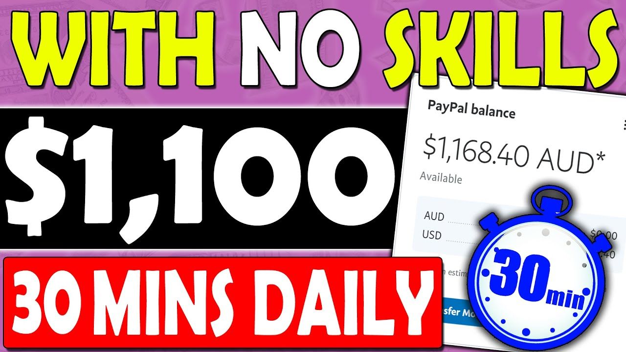 Earn $1,100 Online Daily (NO SKILLS) In Passive Income For FREE (Make Money Online)