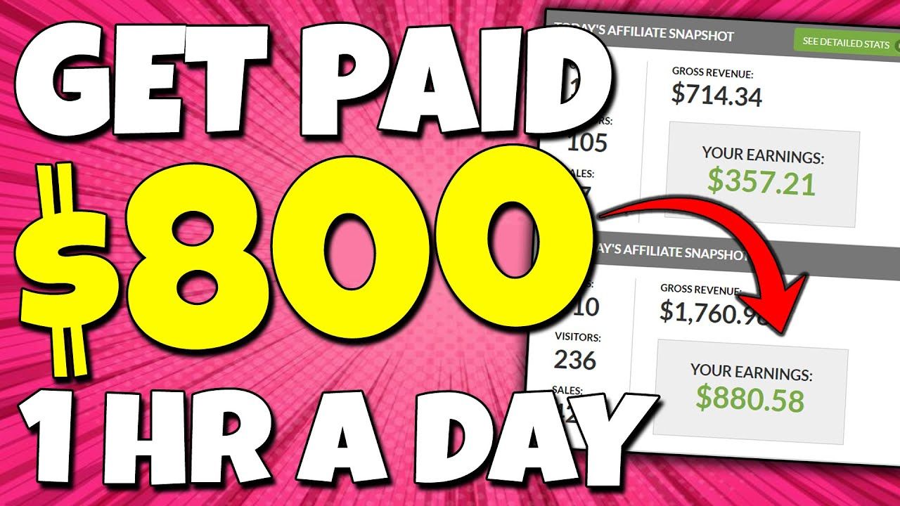 Earn $800+ a Day In Passive Income Working Only 1 Hour To Make Money Online