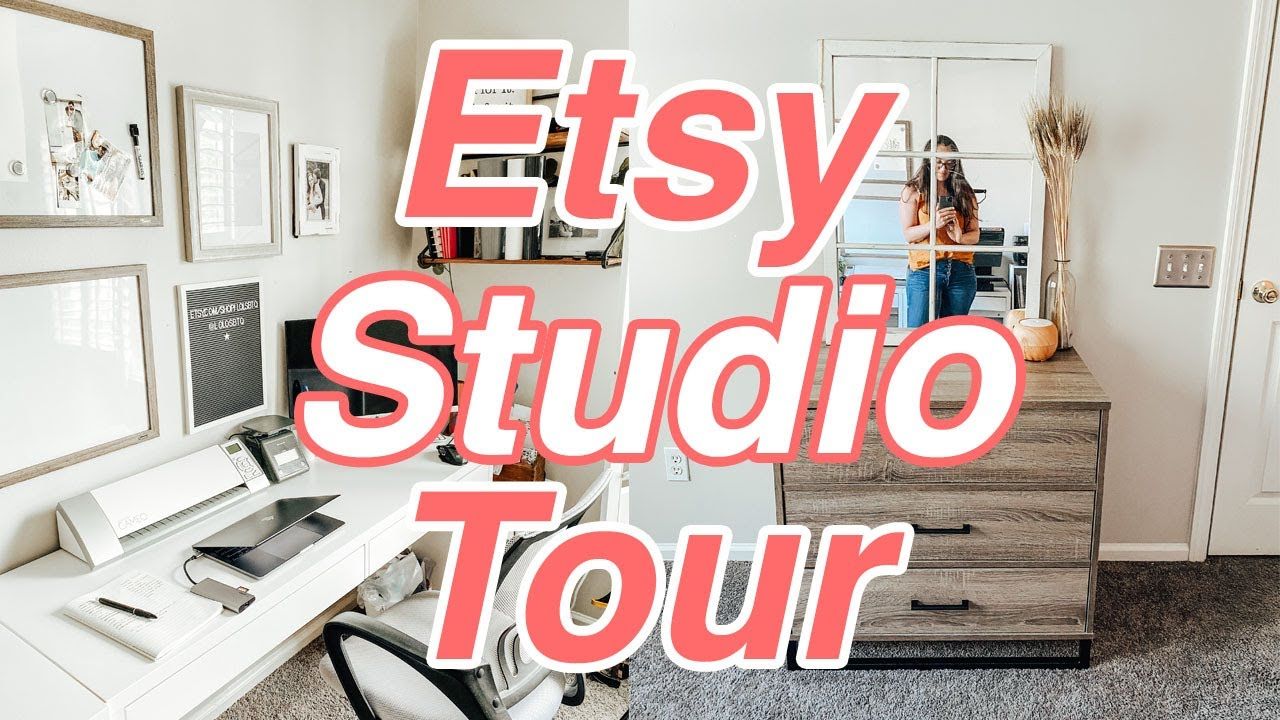Etsy Studio Tour, Small Business Office Tour, Office Tour