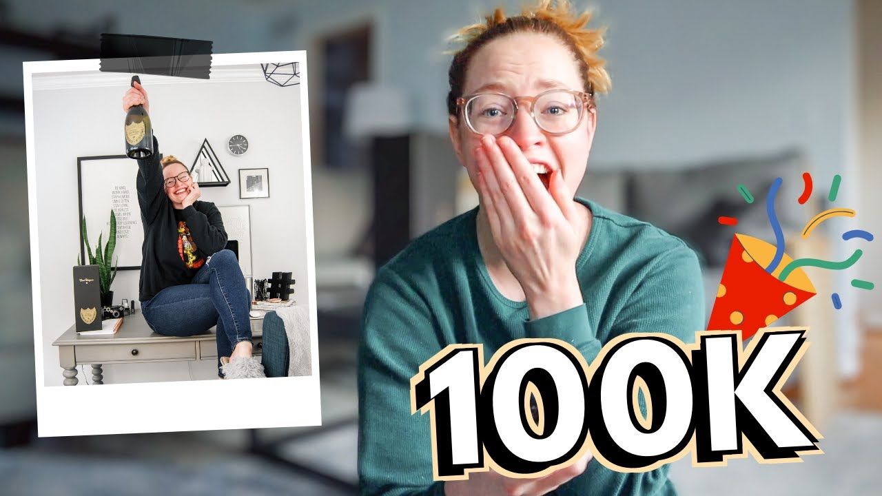 HITTING 100K SUBSCRIBERS ON YOUTUBE! // My reaction & 100k subscriber celebration!