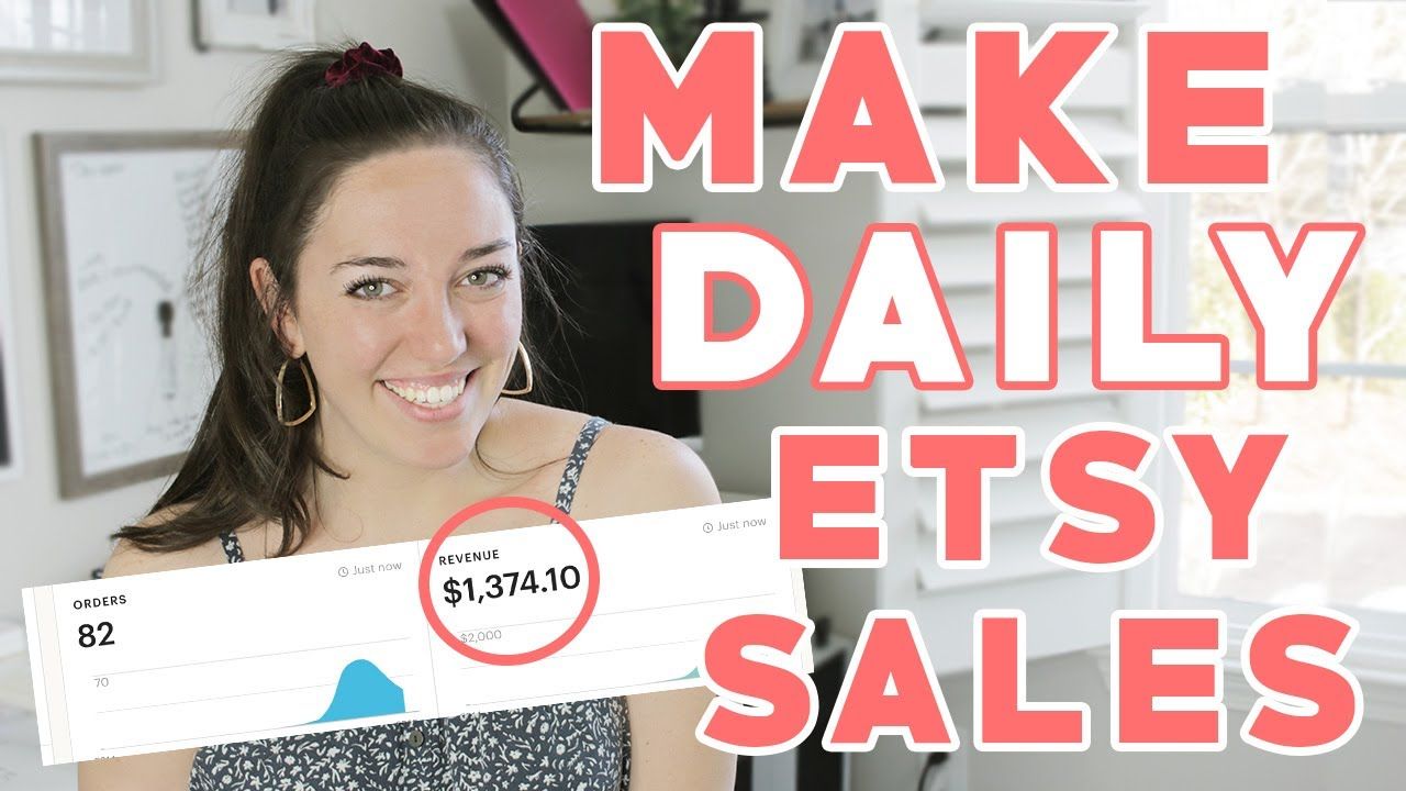 HOW TO MAKE DAILY SALES ON ETSY, How To Increase Etsy Shop Sales, My Etsy Shop