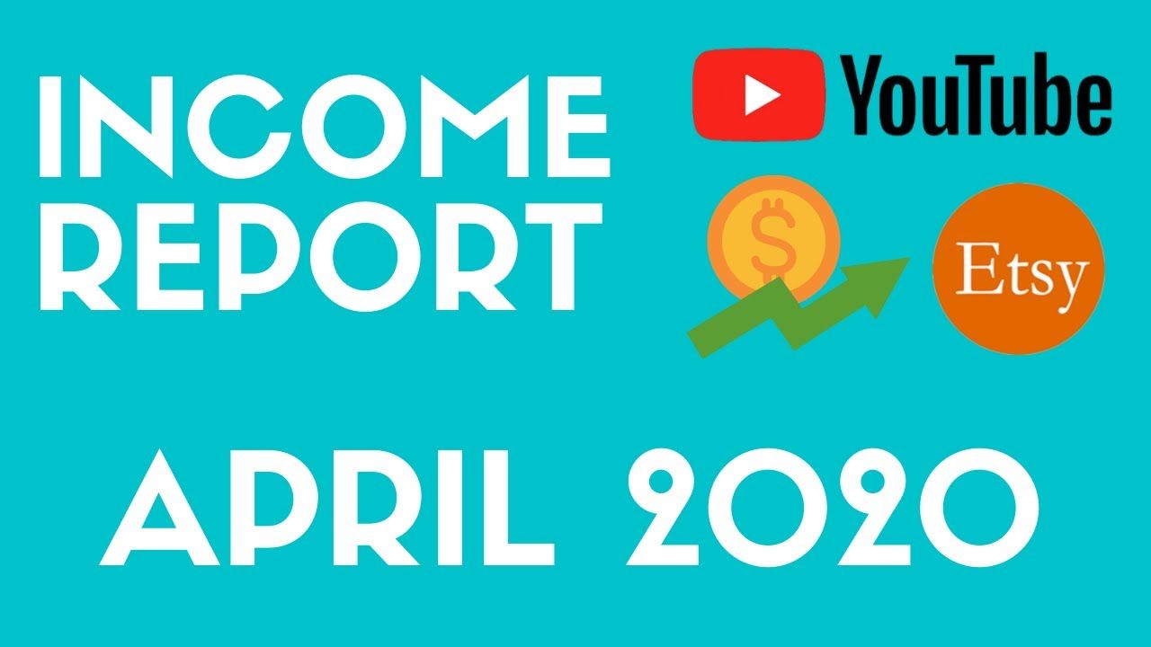 How Much Money I Made On YouTube & Etsy In April 2020