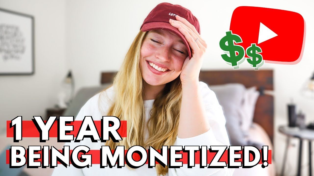 How Much YouTube Paid Me My FIRST YEAR Being Monetized! // What you need to know about monetization