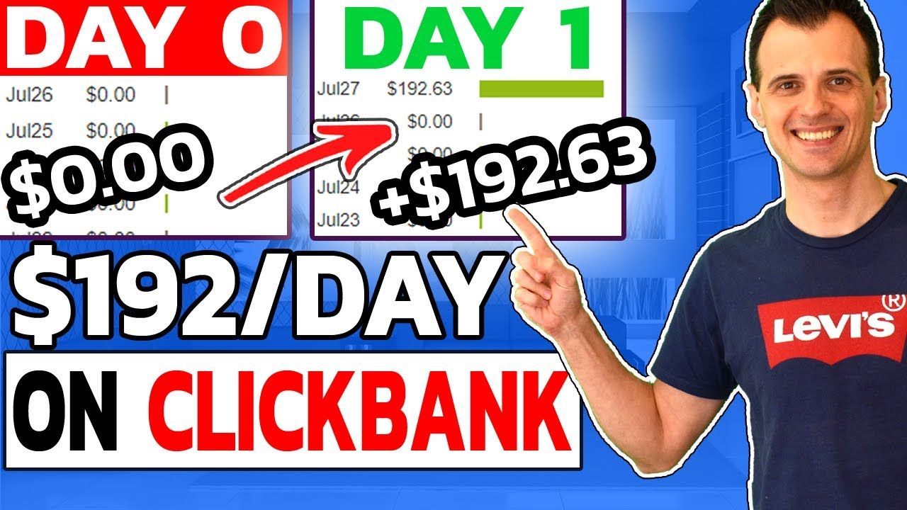 How to Make Money on Clickbank FOR BEGINNERS ($192/DAY)