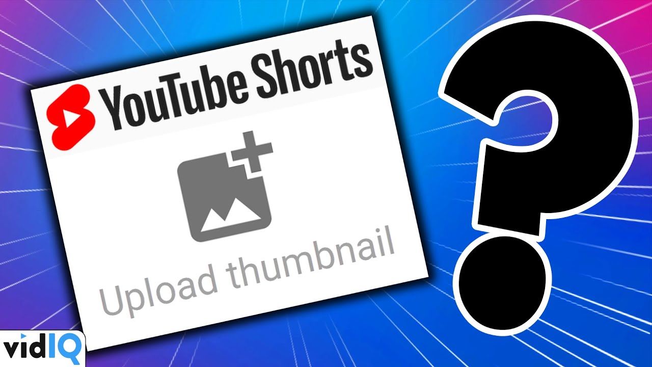 How to Make a YouTube Short: Custom Thumbnails