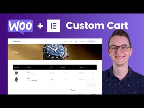 How to create a custom Cart Page with Elementor and Woolementor in WordPress