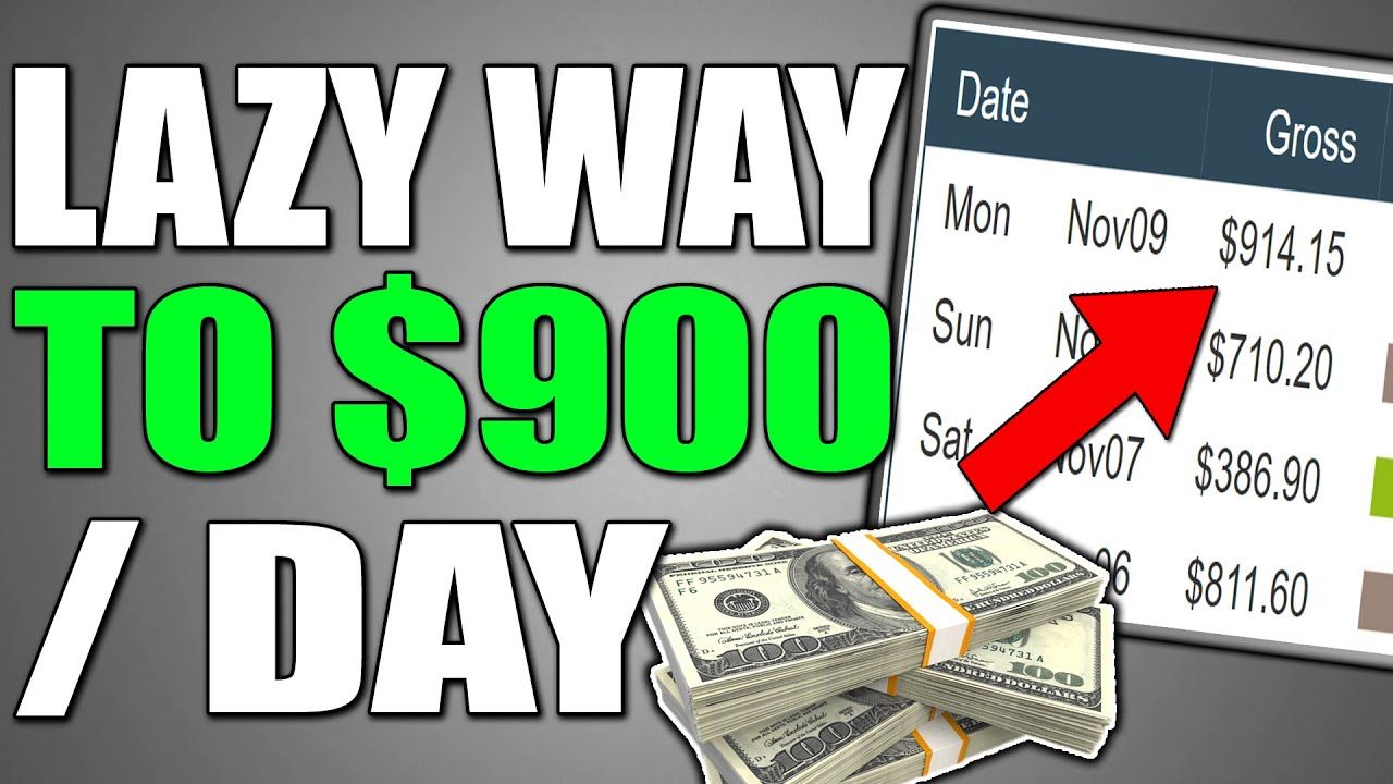 LAZY Way To Make $900 a DAY | How To Make Money With Clickbank FOR FREE