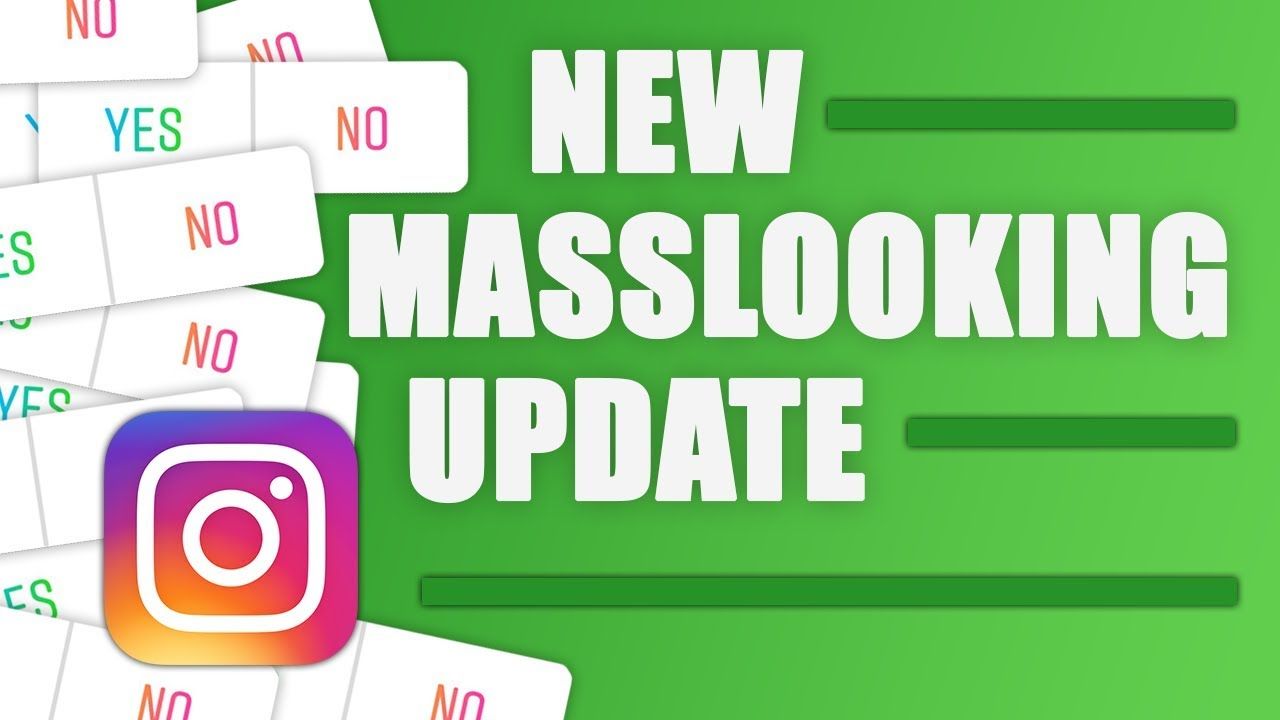 New MASSLOOKING Tool – Instagram Story Poll Mass Voter