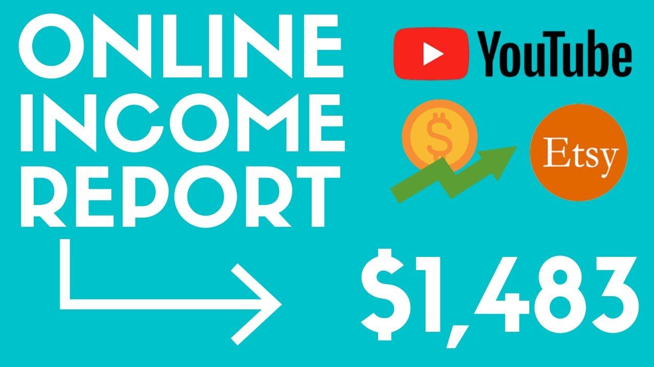 Online Income Report | Digital Products, Affiliate Income, YouTube