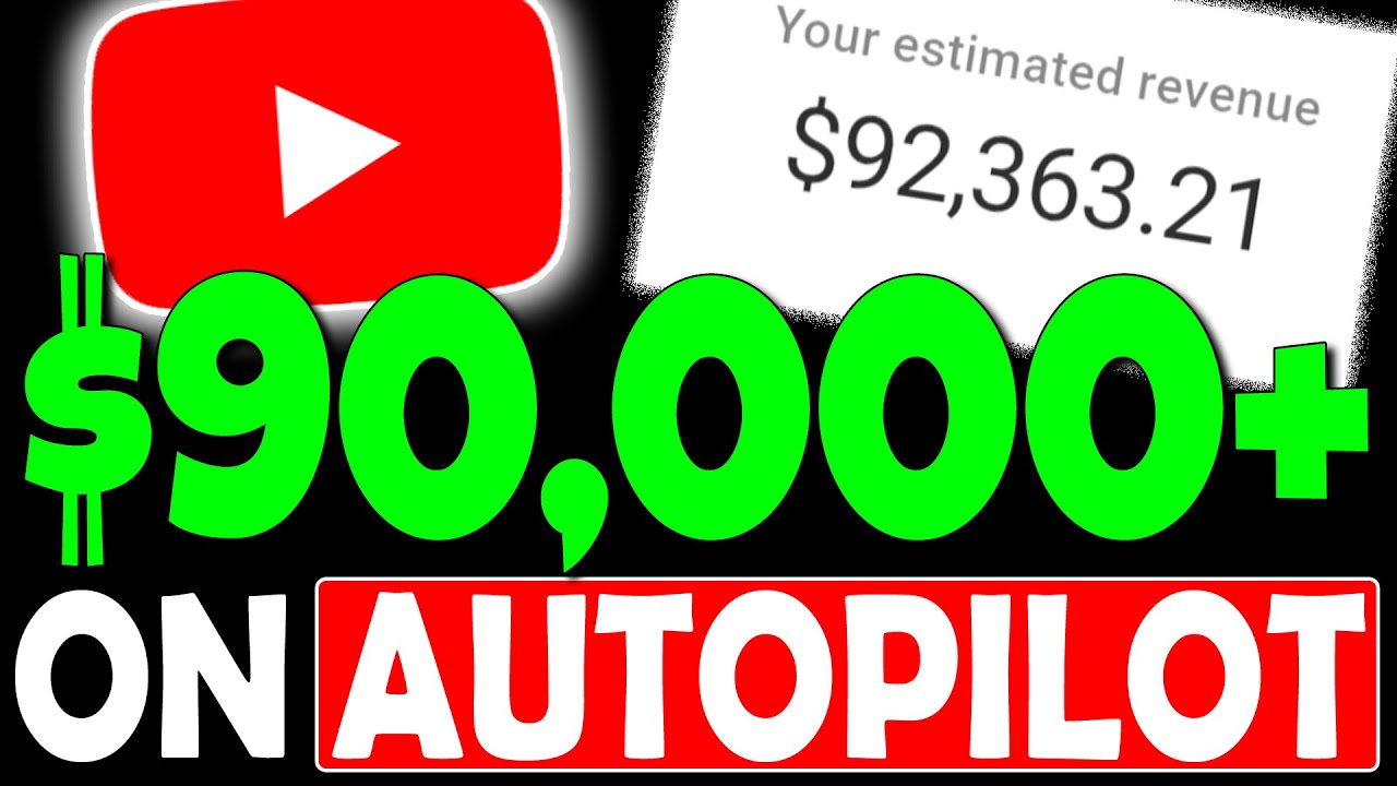 Get Paid $90,000/Mth On Autopilot | How To Make Money On YouTube WITHOUT Making Videos.