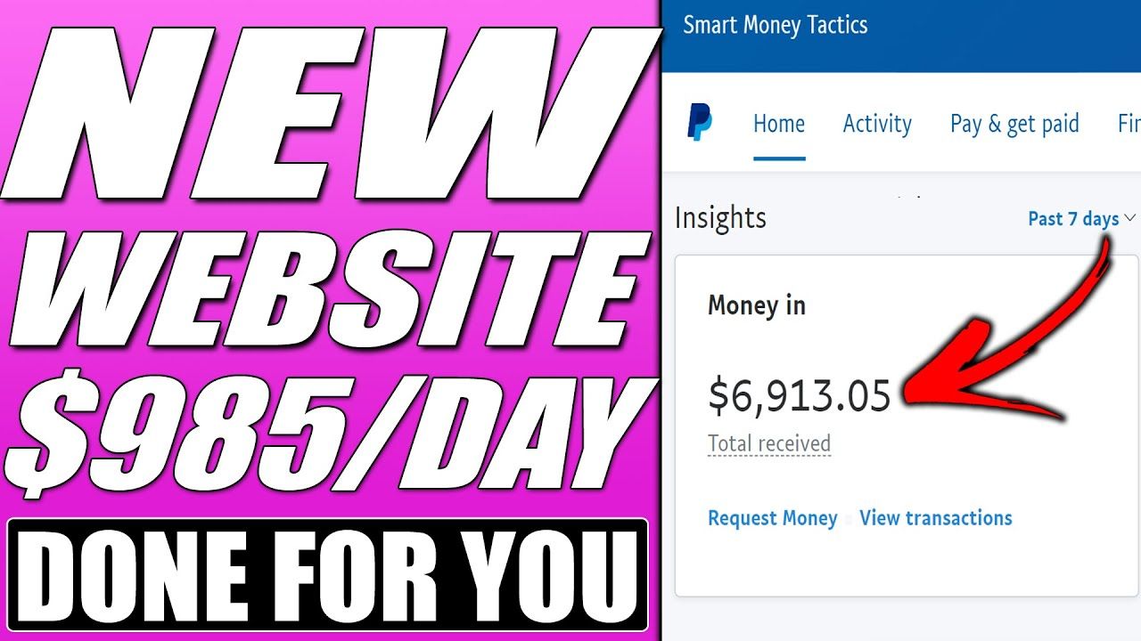 Get Paid $985/Day With This NEW Website ( ALL DONE FOR YOU) Make Money Online