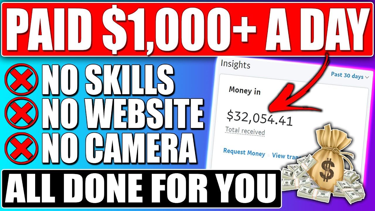 Get PAID $1,000/Day Completely DONE FOR YOU To Make Money Online With No Effort! (5 Minute Setup)