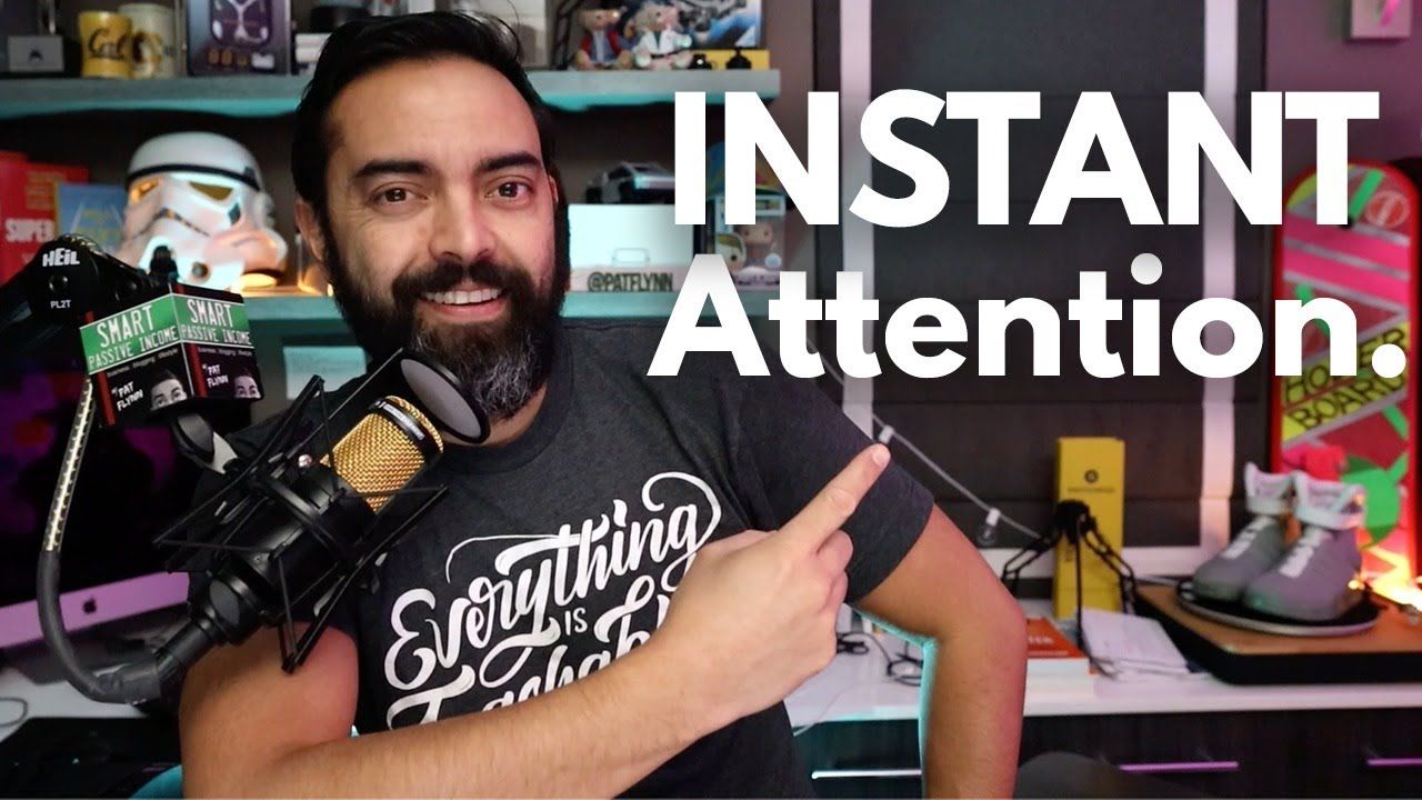 How to INSTANTLY Gain Attention Online – The Income Stream with Pat Flynn – Day 293
