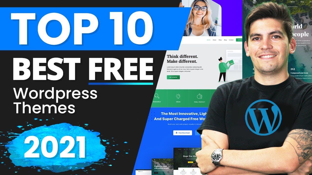 Top 10 BEST FREE WordPress Themes For 2021 (Seriously)