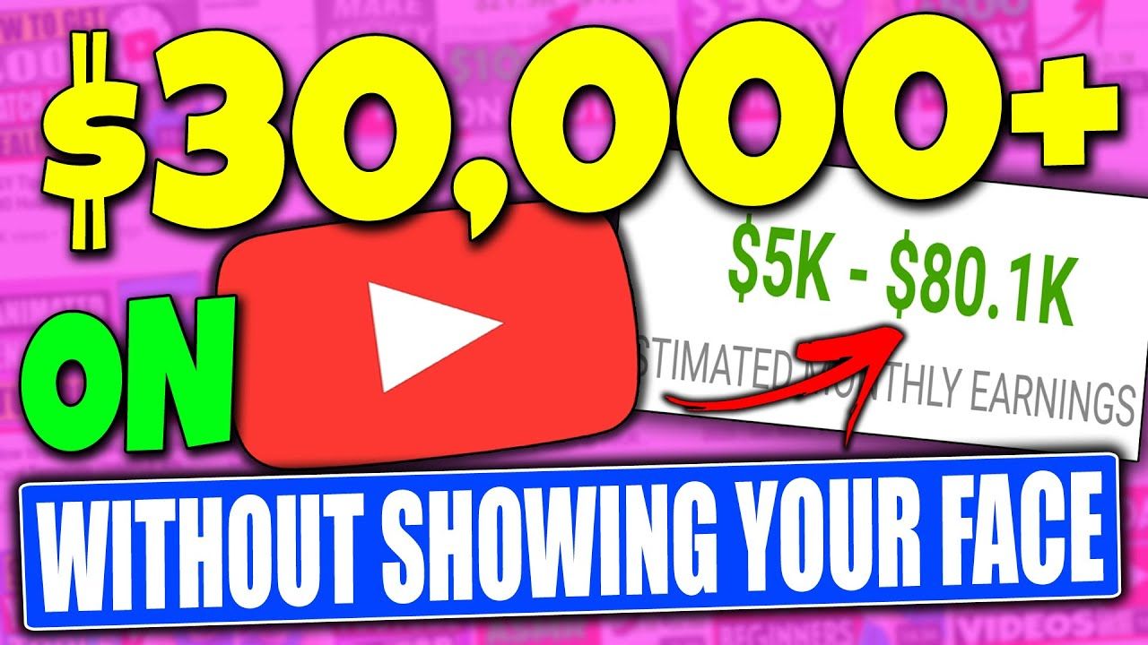($30,000+ a Month) How To Make Money On YouTube Without Showing Your Face – Full Tutorial!