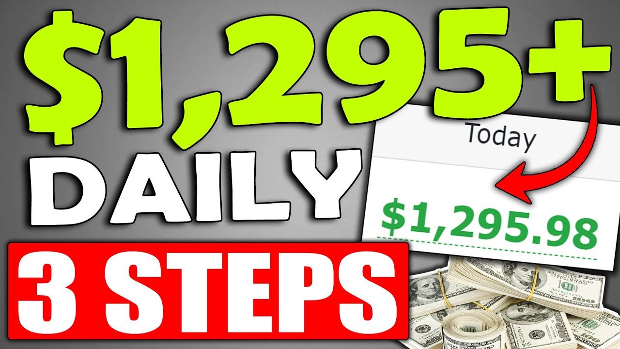 Get Paid $1,295/DAY With a DONE FOR YOU Model That’s Set Up in 3 EASY STEPS (Make Money Online)