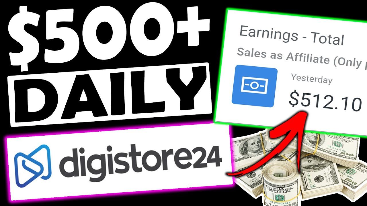 ????EASY $500+ PER DAY TRICK???? How To Make Money On DIGISTORE24 For FREE