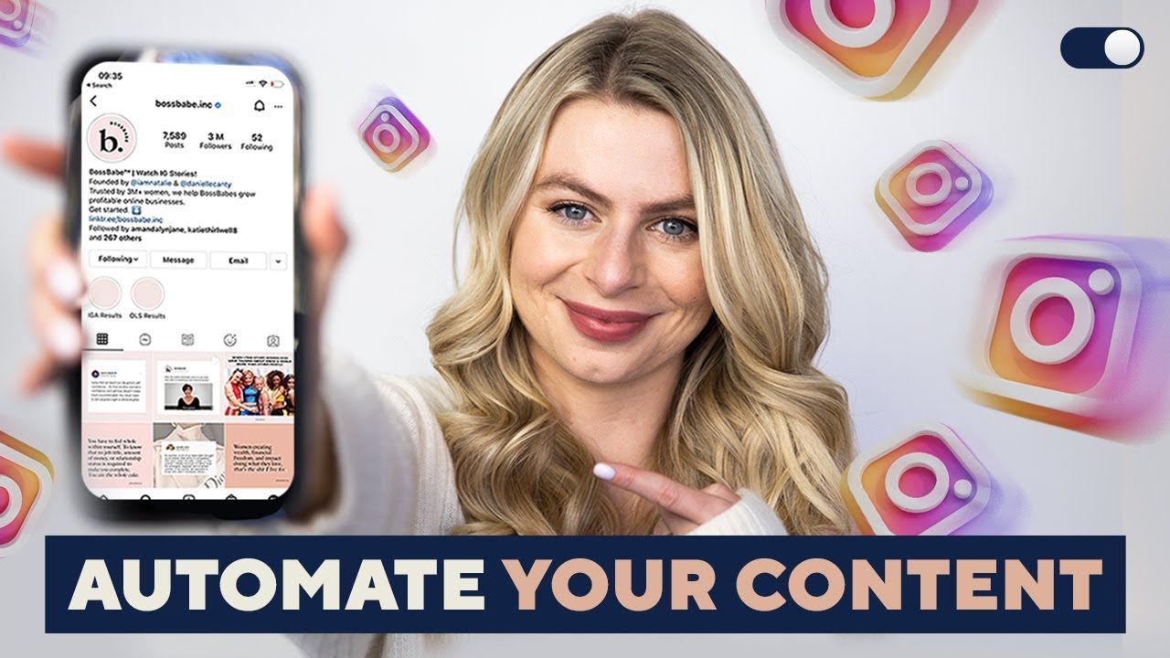How To CREATE, SCHEDULE, and AUTOMATE Your INSTAGRAM Content