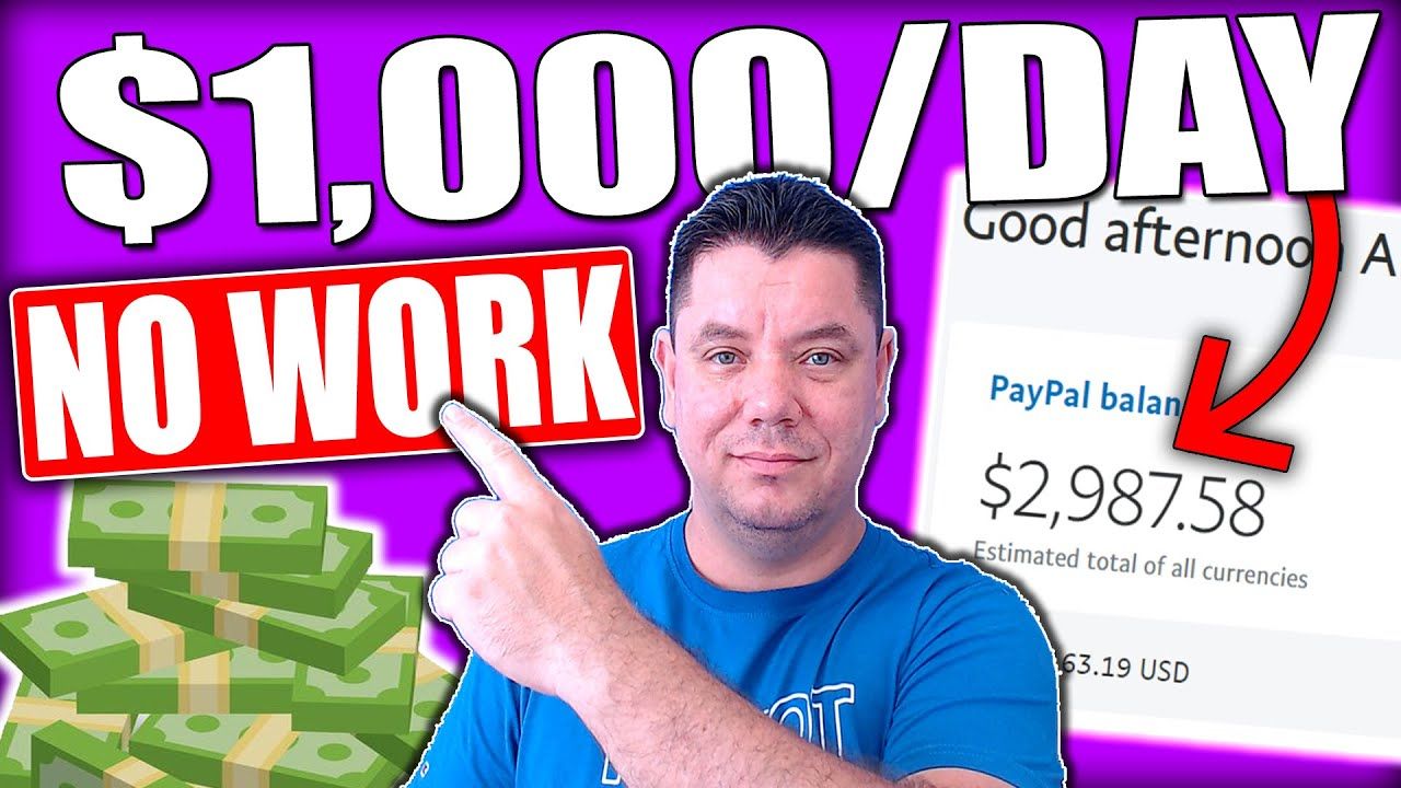 Make $1,000 Per Day “DOING NO HARD WORK” On Autopilot (Make Money Online)