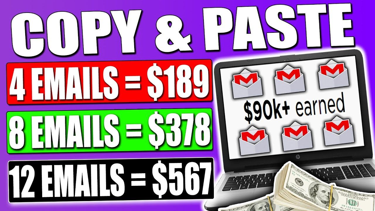 Copy & Paste Emails To Earn $1,000’s Fast (FULL Tutorial – Worldwide) Make Money Online!