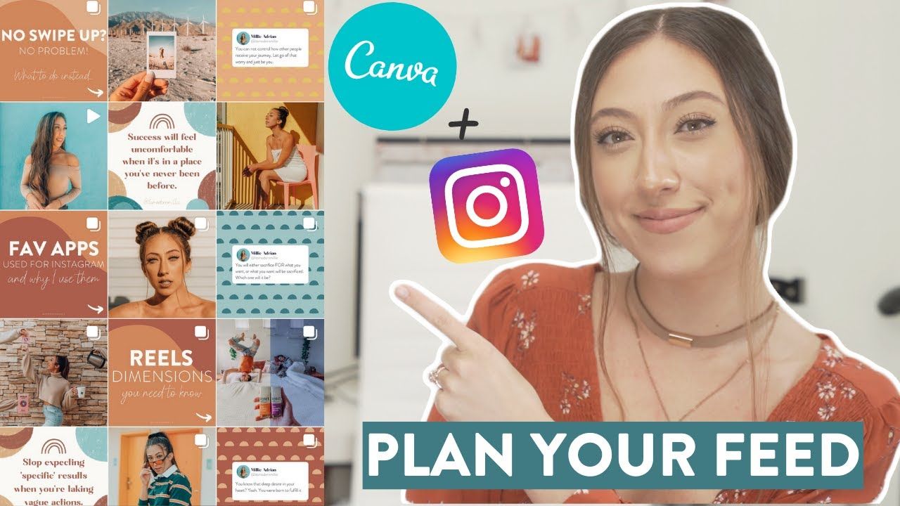 HOW TO PLAN YOUR INSTAGRAM FEED USING CANVA | Why I don’t use  planning or scheduling apps!