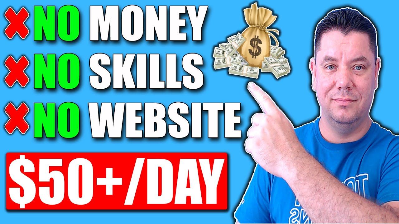 Make Money Online and Start Earning $50+/Day with No Money, Skills, Or a Website (Worldwide)
