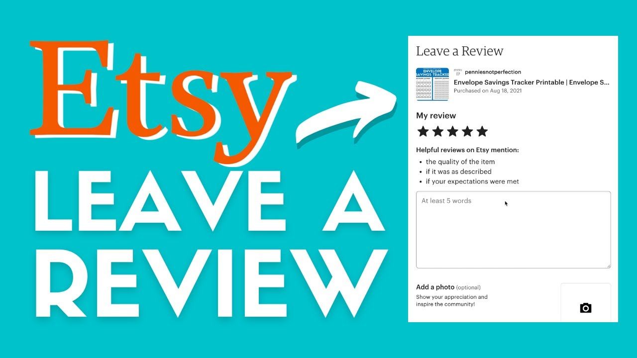 How To Write A Review On Etsy