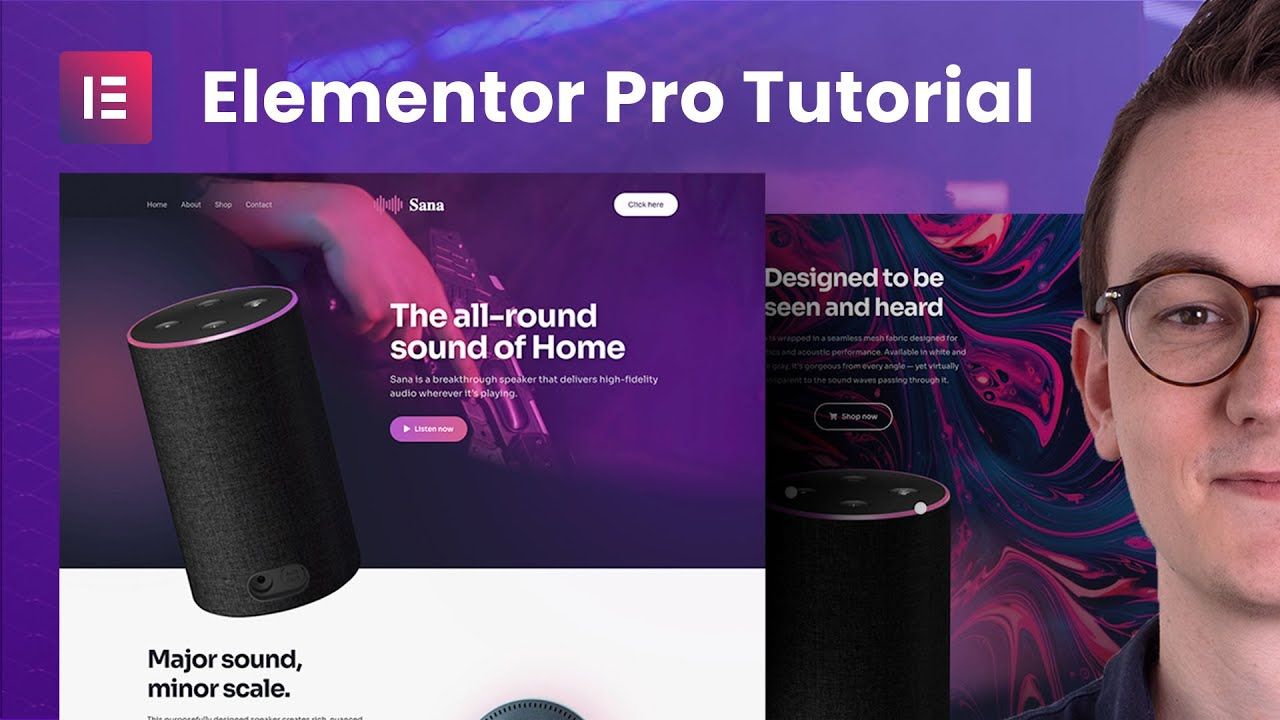 How I designed this product website in Elementor Pro
