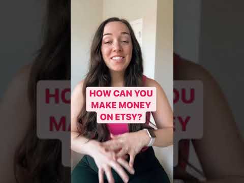 HOW TO MAKE MONEY ON ETSY
