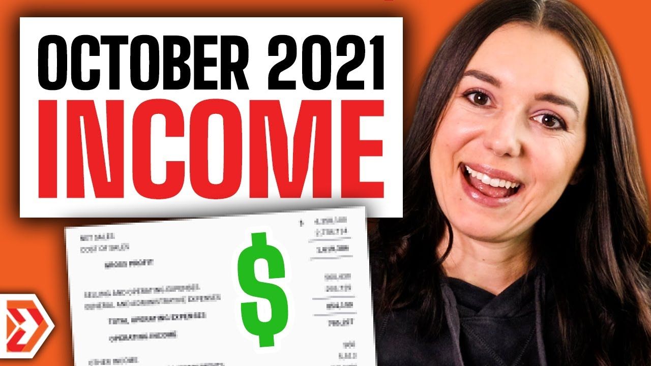 Recap of My Business Goals!! October 2021 Income Report