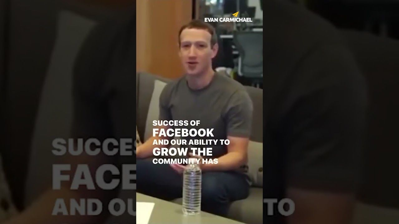 THIS Played A HUGE Part in The Success Of FACEBOOK! | Mark Zuckerberg | #Shorts