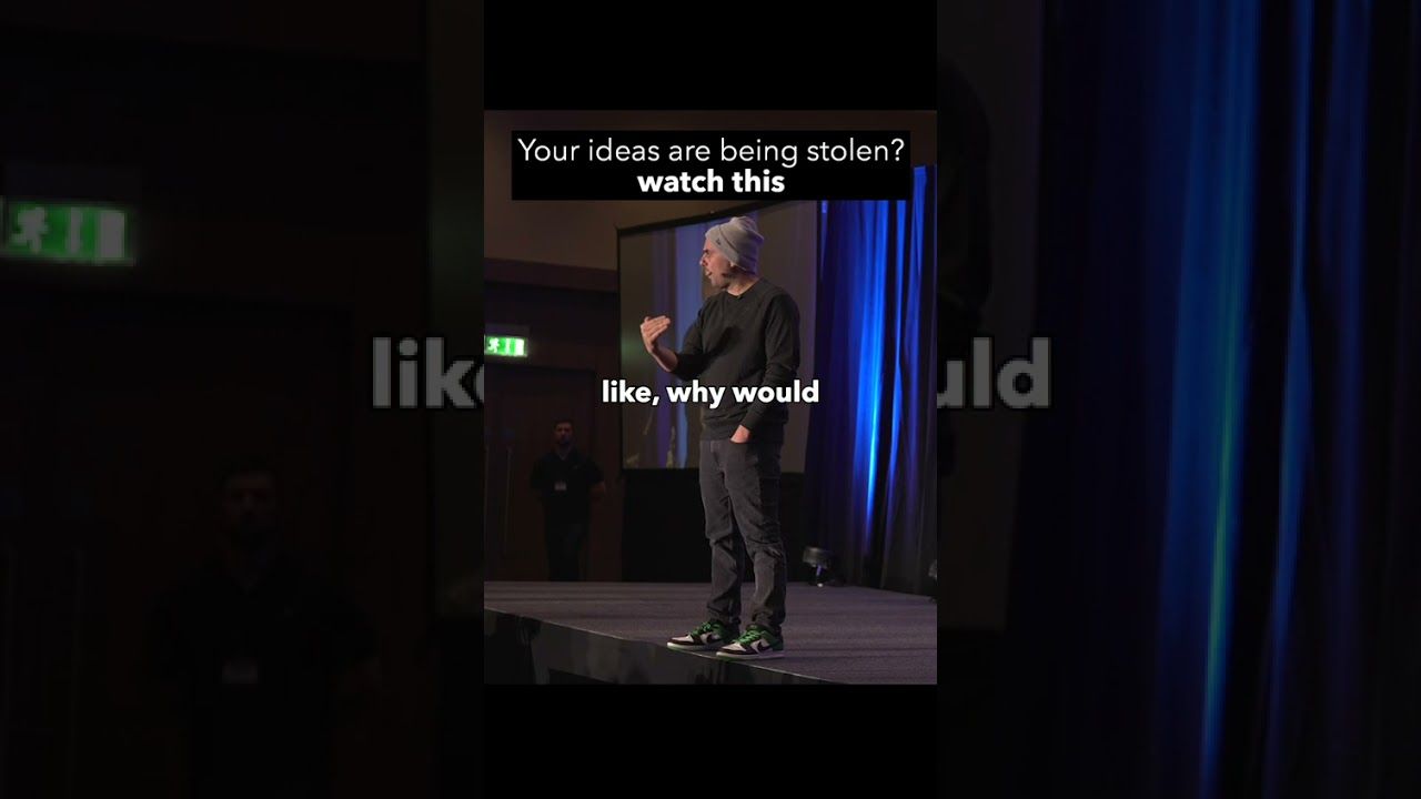 Your ideas are stolen? WATCH THIS