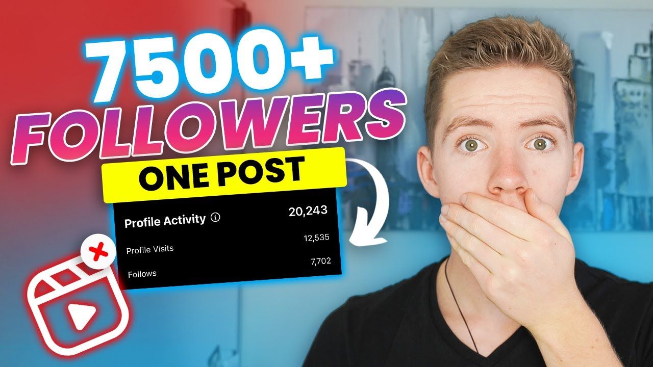 How To Grow On Instagram WITHOUT Using Reels | 7,500 Followers From One Post