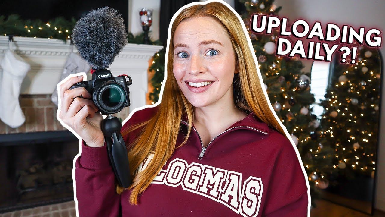 How To Survive Uploading Daily On YouTube // Vlogmas strategy and tips for daily vlogging