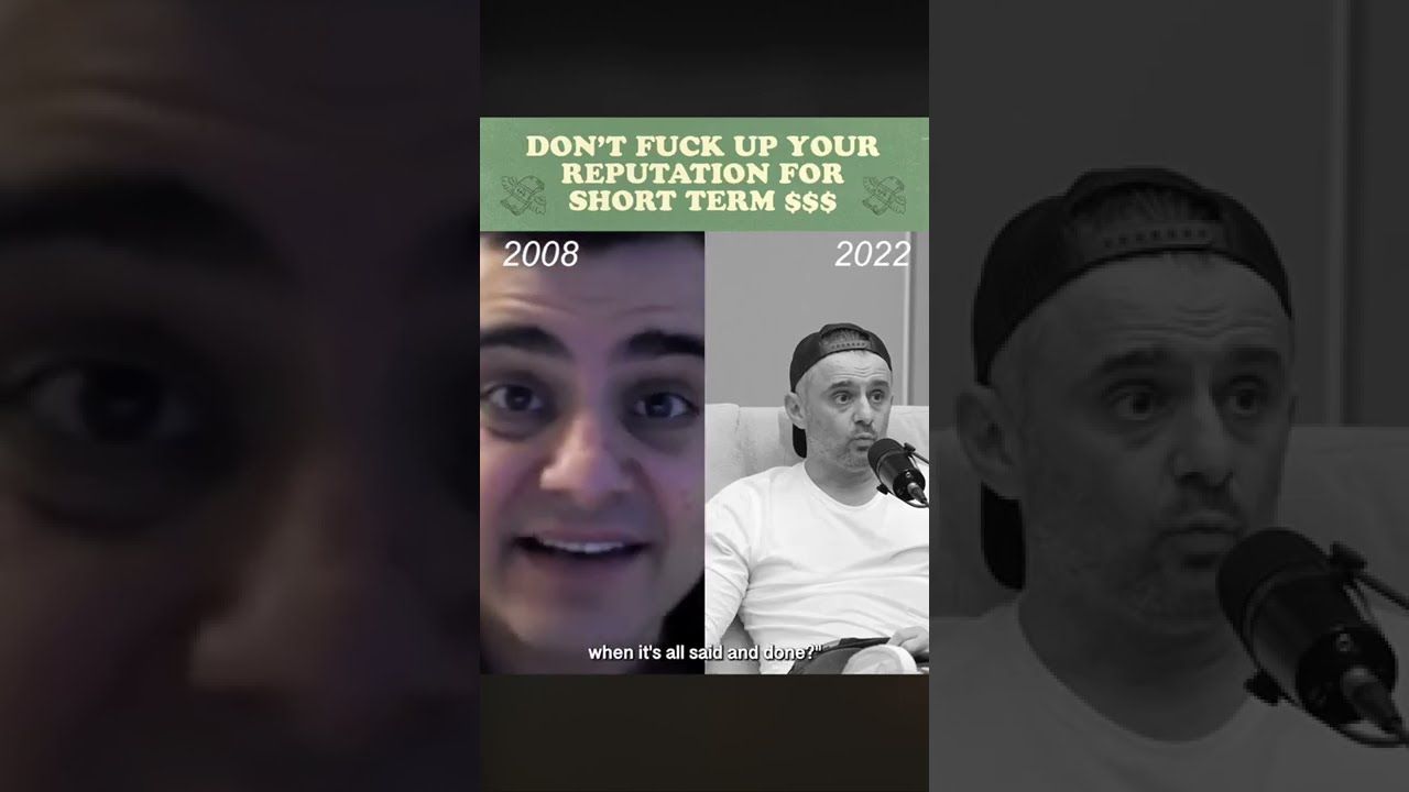 Don’t mess up your reputation for short term $$$ #nft #garyvee #shorts