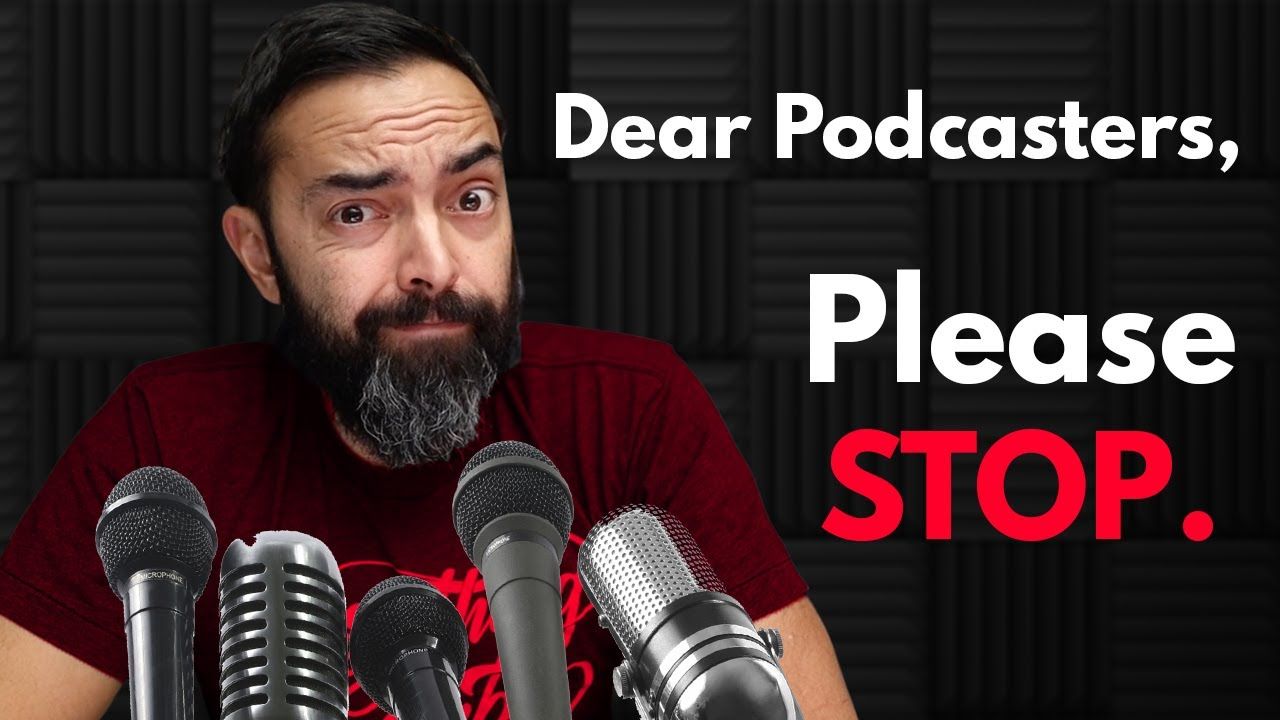 Every failing podcast does this.