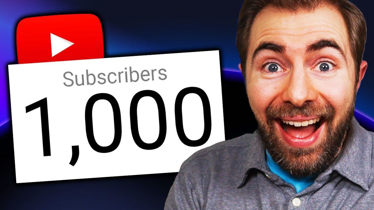 How to Get Your First 1000 Subscribers on YouTube in 2022