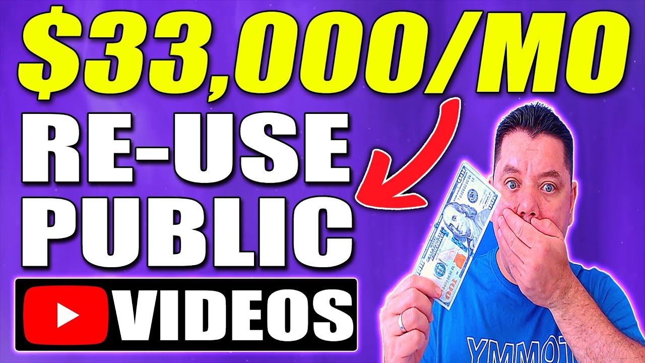 How to Make Money On YouTube Re-Using Other People’s Videos For Free To Earn $20,000+ A Month