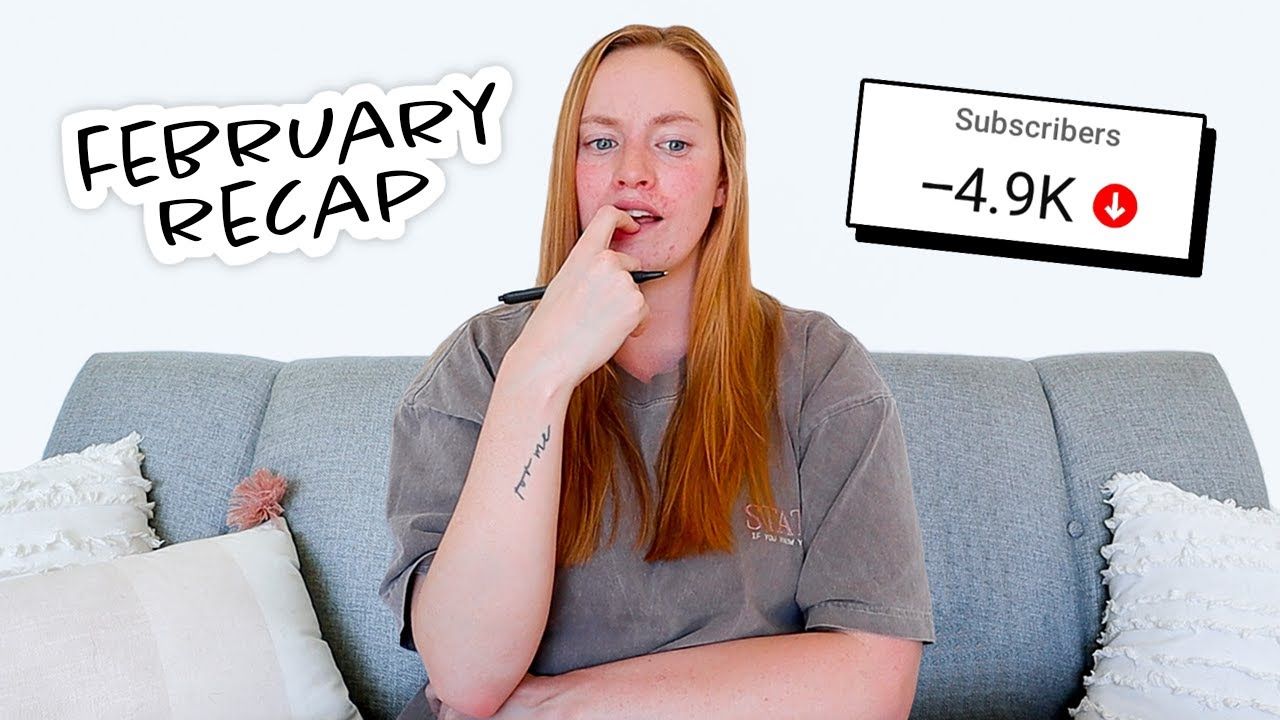 opening up about how this rebrand affected my YouTube channel // february analytics + march goals