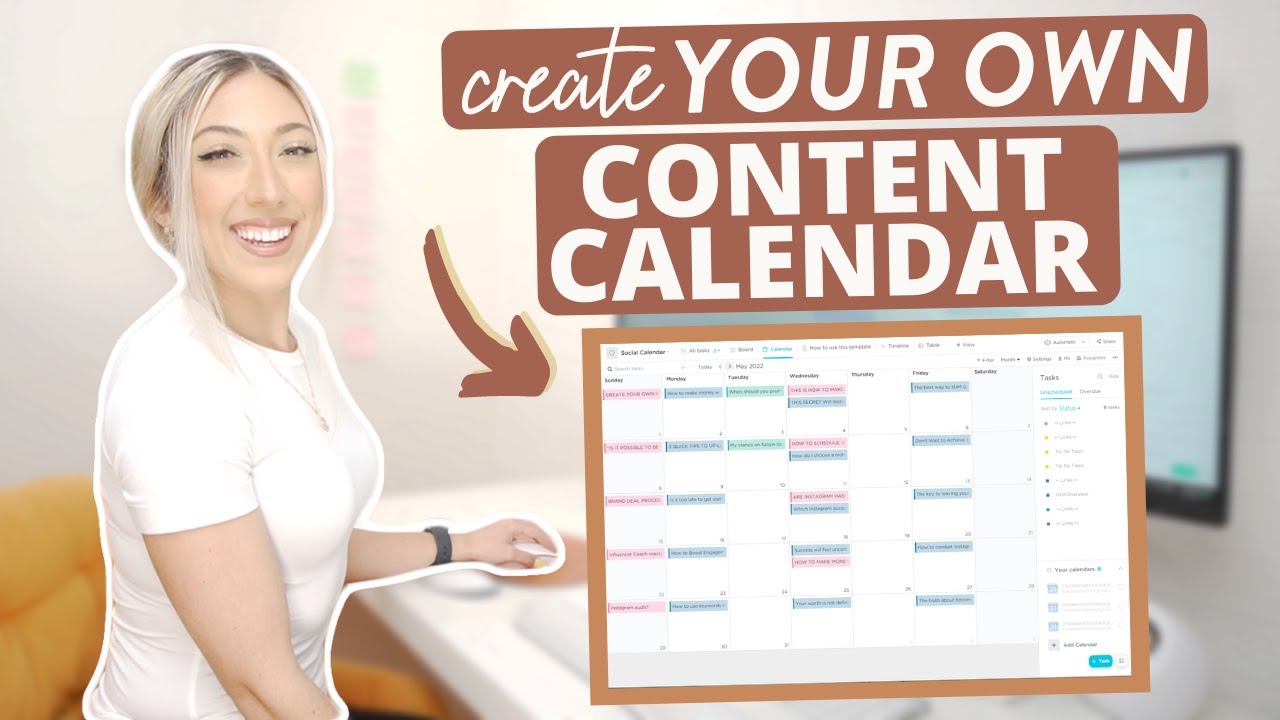 CREATE YOUR OWN INSTAGRAM CONTENT CALENDAR | Which tool to use & content calendar must-haves!