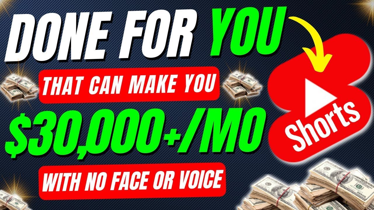 How To Make Money On YouTube Shorts WITHOUT Making Videos YOURSELF ($30,000+ A Month Niche)