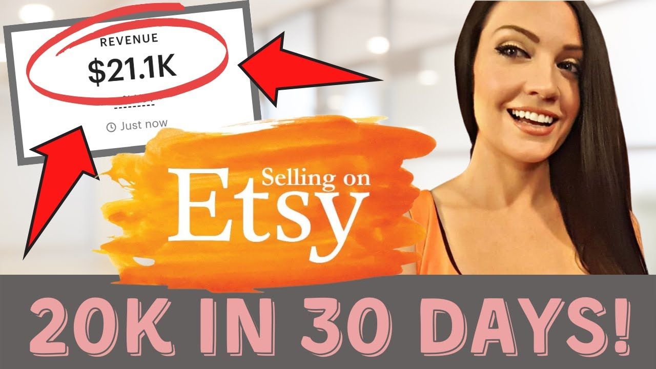 Selling on Etsy for Beginners 2022 | My $20k in 30 Days Guide