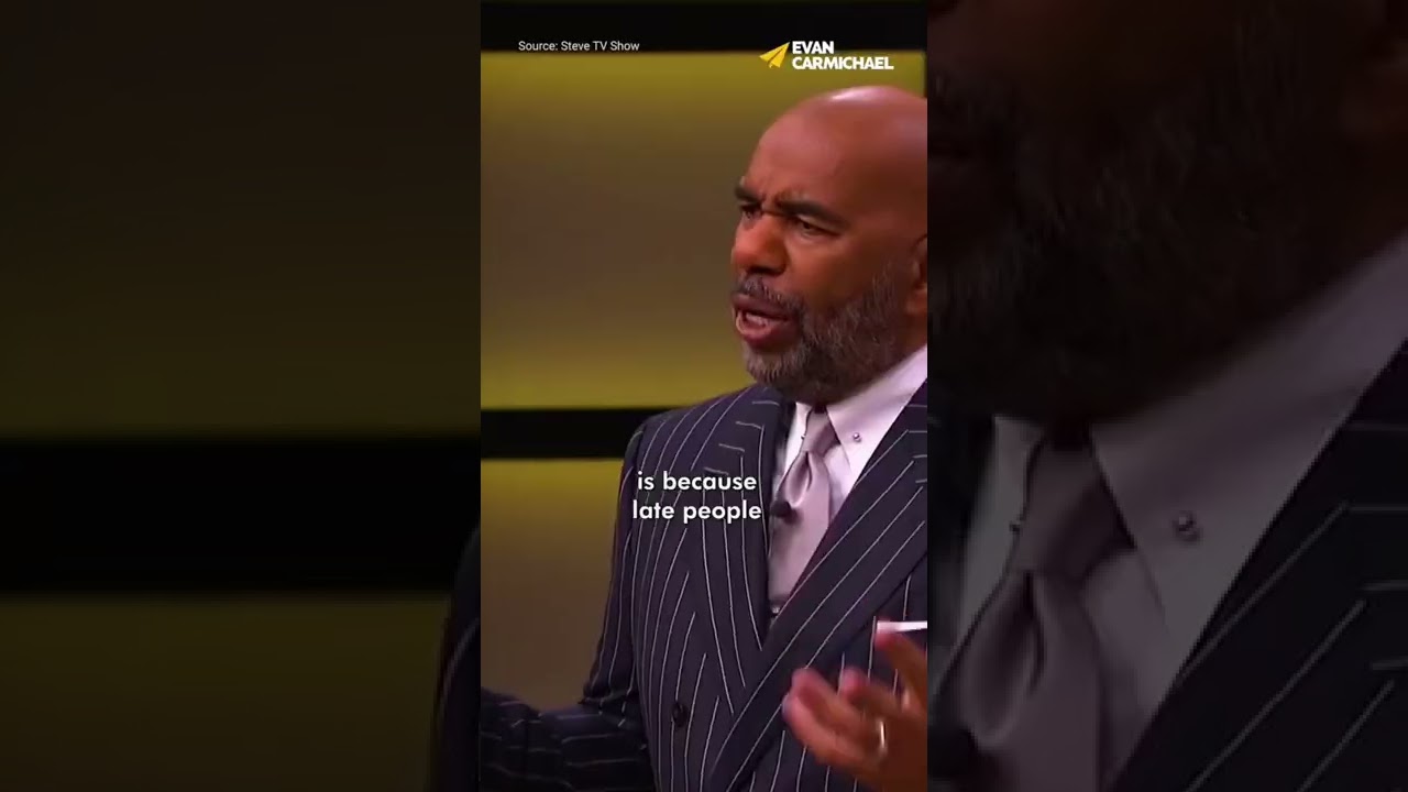 That’s one reason to be late | Steve Harvey | #Shorts