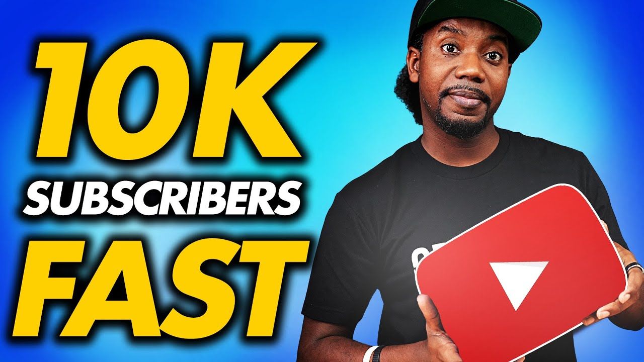EXACTLY HOW TO GET 10,000 SUBSCRIBERS ON YOUTUBE IN 2022