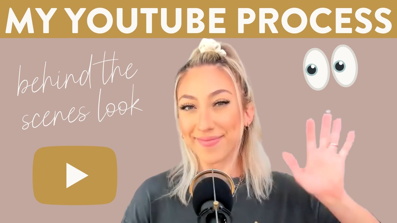 HOW I ORGANIZE MY YOUTUBE VIDEOS | Behind the scenes of my YouTube Process