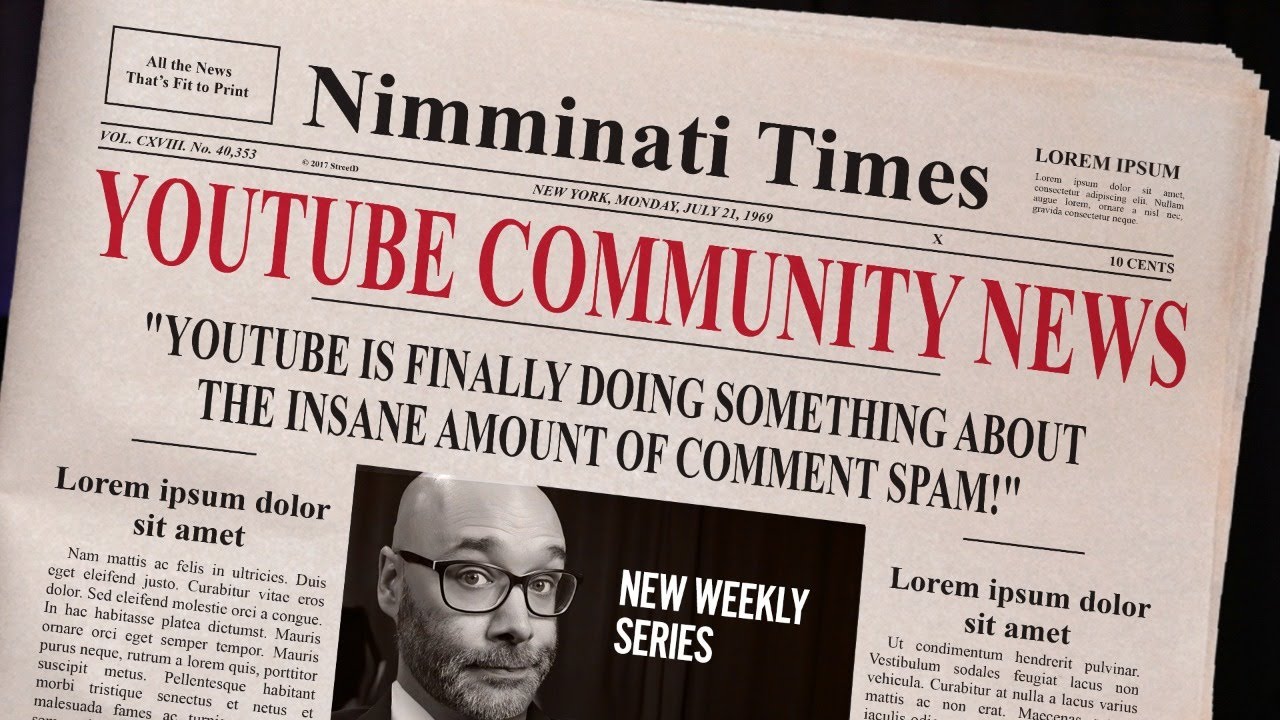 YouTube Is FINALLY Doing Something About Comment Spam | TubeNews