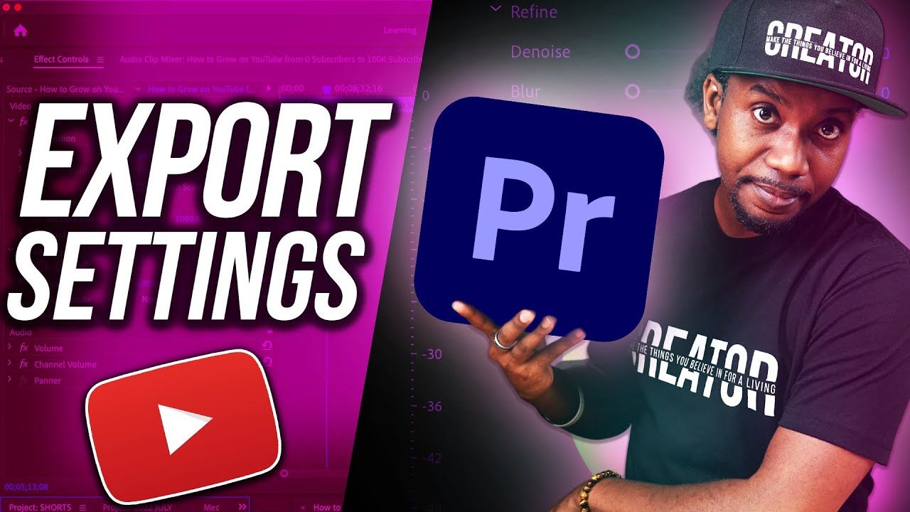BEST Export Settings for YouTube (Adobe Premiere Pro 2022)